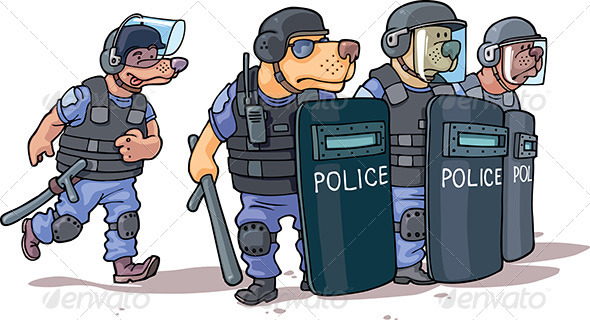Police - Animals Characters