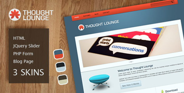 Thought Lounge HTML Template