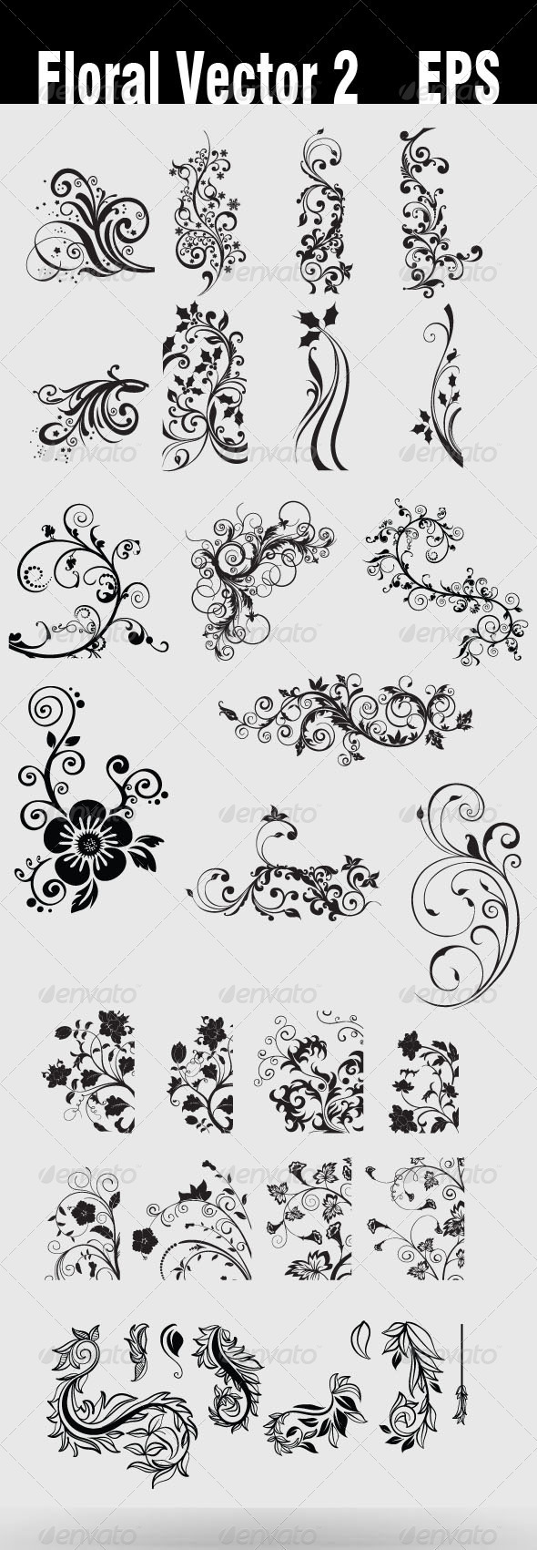 Floral Vector 2 EPS Floral Vector 2 EPS