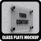 Glass Plate Mockup Glass Plate Mockup - GraphicRiver Item for Sale