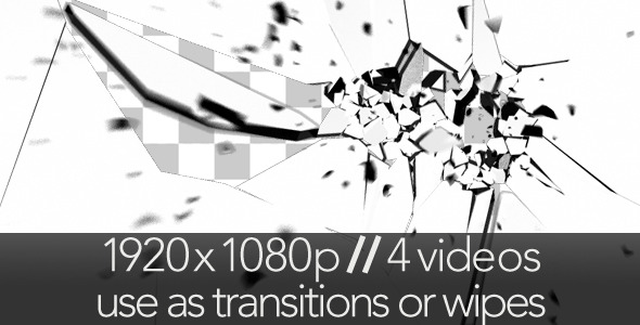 Glass Screen Breaking 4 Transitions & Wipes Glass Screen Breaking 4 Transitions & Wipes