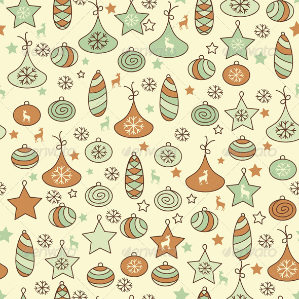Vector Seamless Christmas Pattern Vector Seamless Christmas Pattern