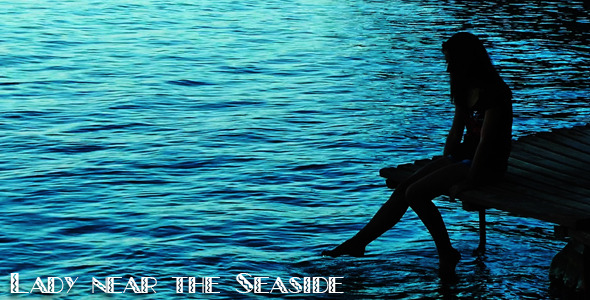 Lady Near The Seaside Lady Near The Seaside
