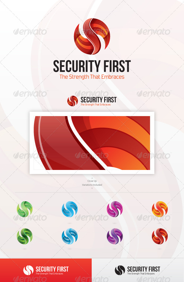 Security First Logo - Letters Logo Templates
