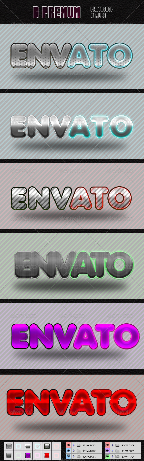 Styles Photoshop - Text Effects Styles