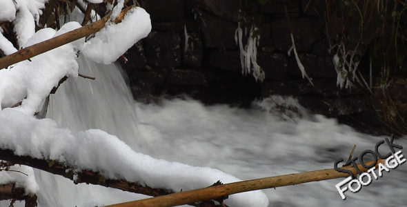 Winter Water FullHD Stock Footage H.264 Winter Water FullHD Stock Footage H.264