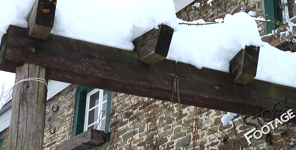 Winter Cottage FullHD Stock Footage H.264 Winter Cottage FullHD Stock Footage H.264
