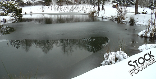 Winter Lake FullHD Stock Footage H.264 Winter Lake FullHD Stock Footage H.264