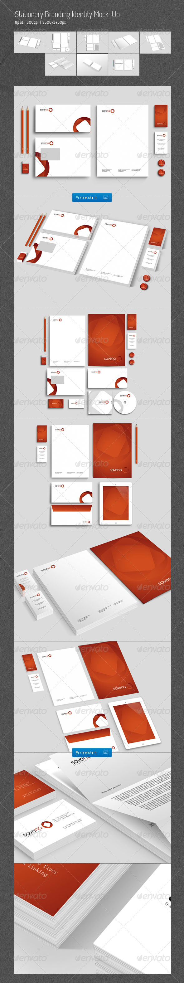 Stationery Branding Identity Mock-Up Stationery Branding Identity Mock-Up