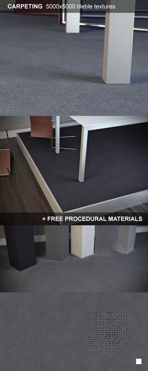 Carpeting Hi-Resolution Texture - 3DOcean Item for Sale