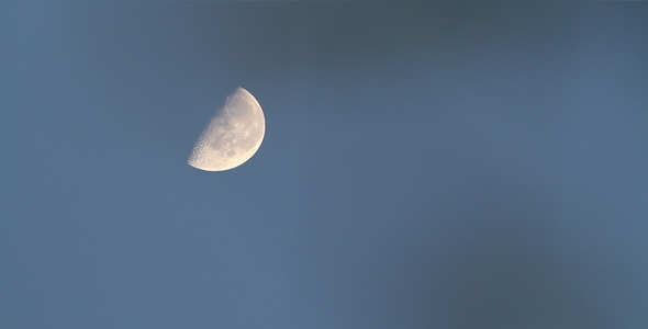 Half Moon In Blue Sky 2 Half Moon In Blue Sky 2
