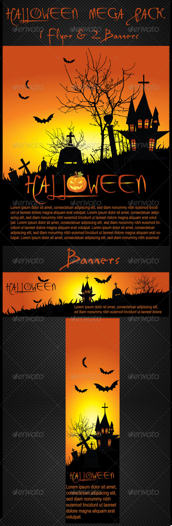 Halloween Flyer u0026 Banners