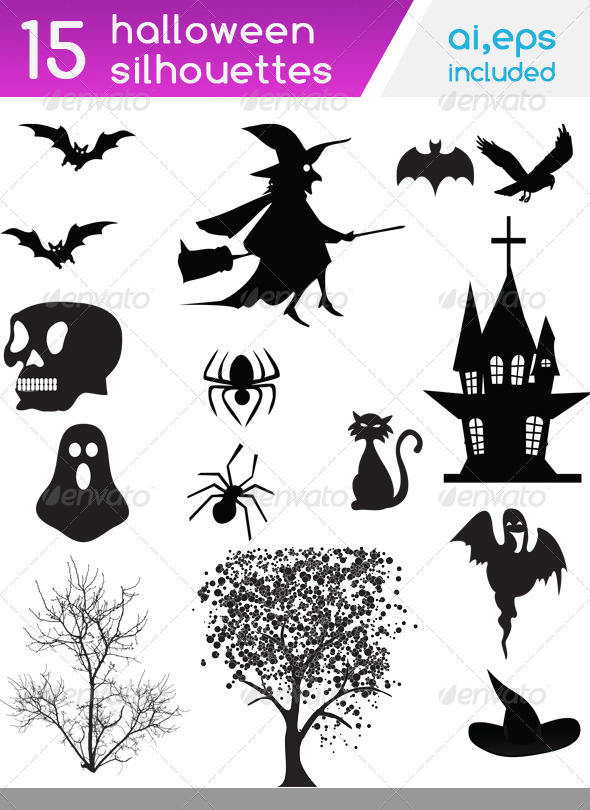 halloween silhouettes