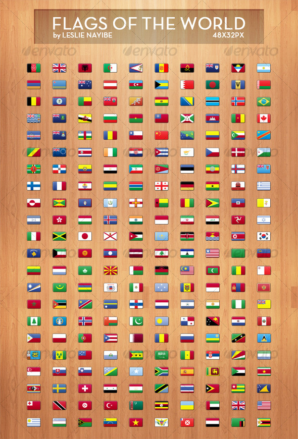 Flags of The World - Web Icons