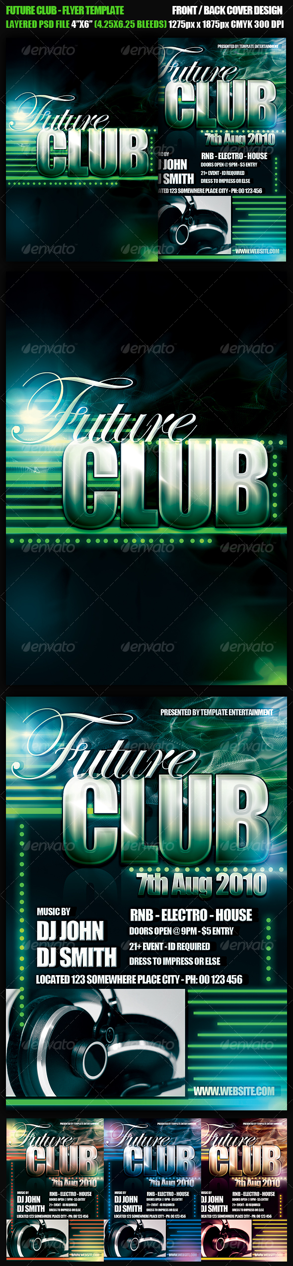 Future Flyer Template Future Flyer Template