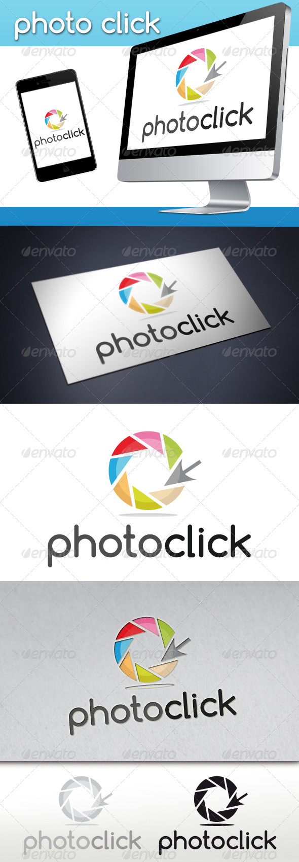 Photo Click Photographer Portfolio Logo Photo Click Photographer Portfolio Logo