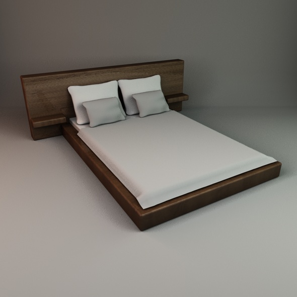 Stylish Bed 2 - 3DOcean Item for Sale