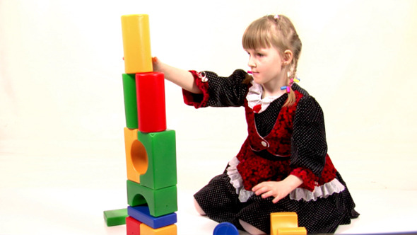 Girl Play With Bricks 4 Girl Play With Bricks 4