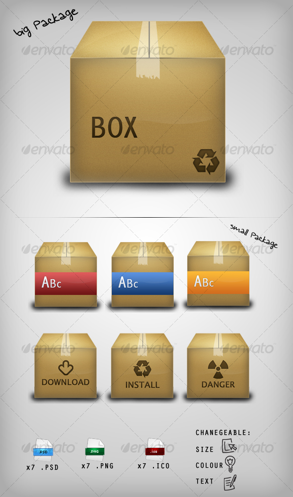 Package Icon Set Package Icon Set