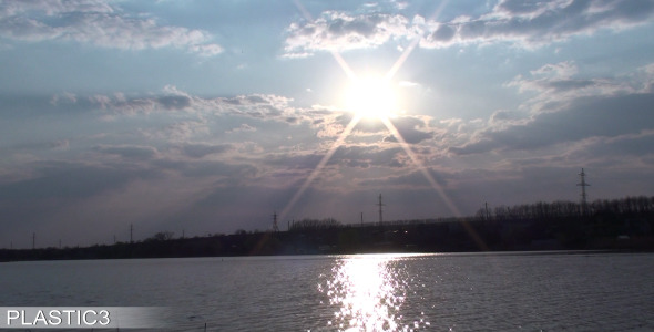 Flowing River At Sunset HD Flowing River At Sunset HD