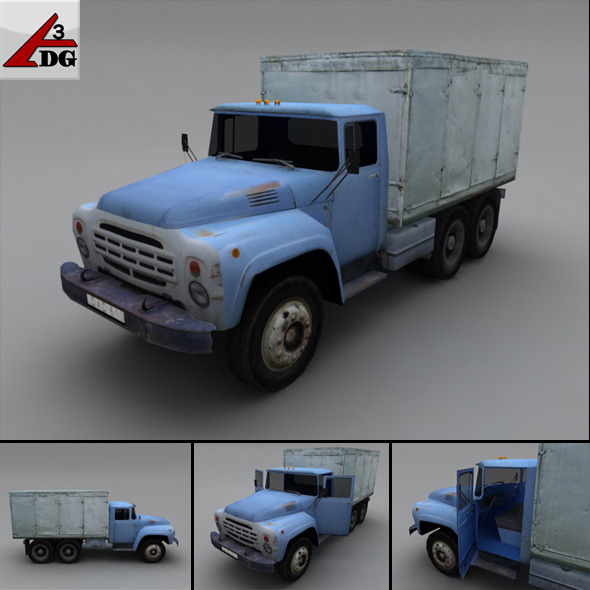 ZIL LowPoly bread box car ZIL LowPoly bread box car