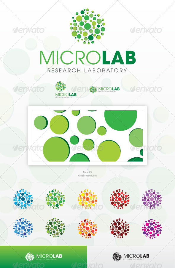 Micro Lab - Abstract Logo Templates