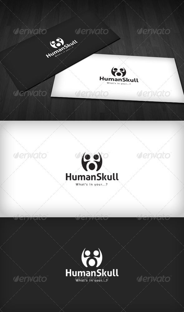 Human Skull Logo Human Skull Logo