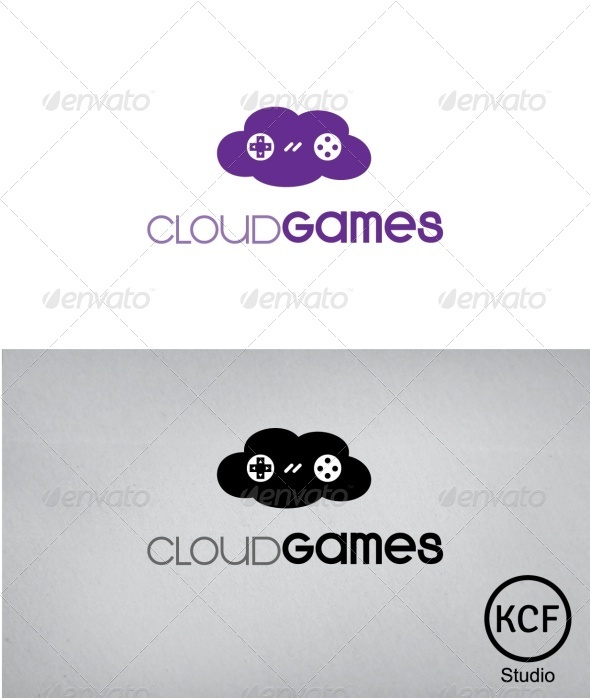 CloudGames Logo Design CloudGames Logo Design