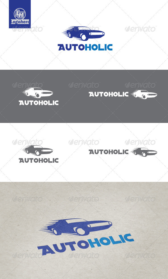 Auto Holic Logo Template Auto Holic Logo Template