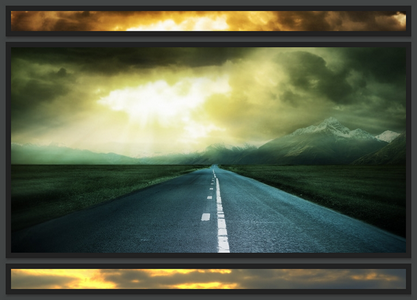 Screenshot of dark version