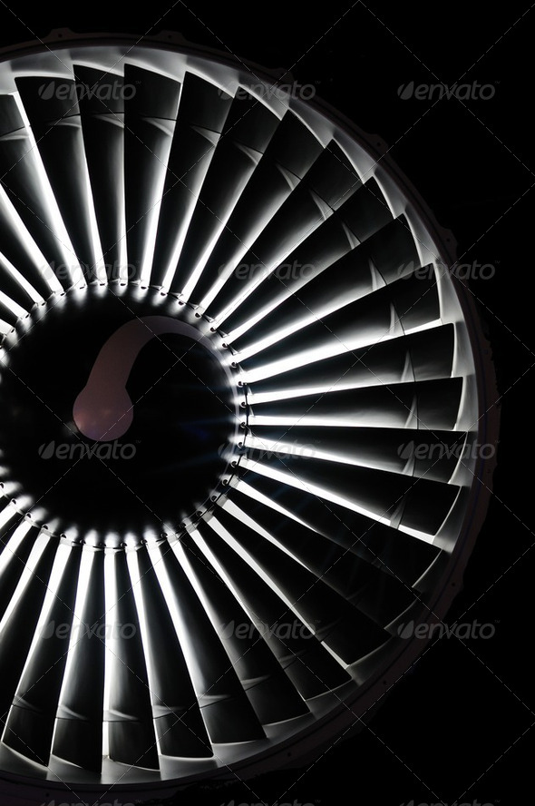 Jet engine background