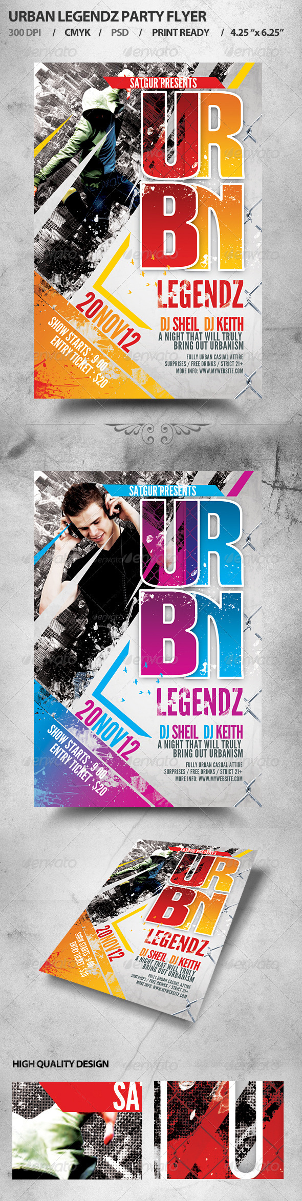 Urban Legendz Party Flyer