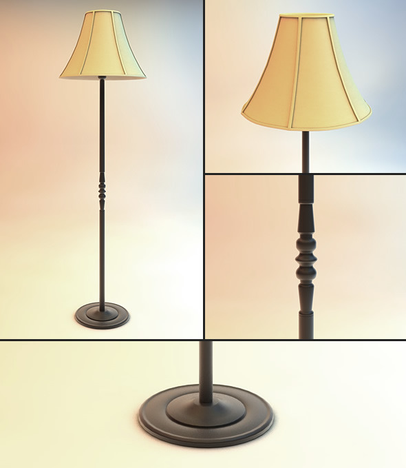 Eldshult Floor Lamp - 3DOcean Item for Sale