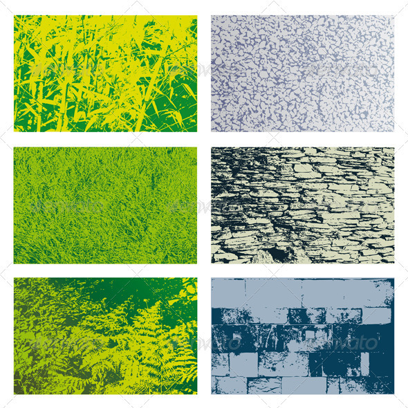 Vegetal and Stone Textures Set Vegetal and Stone Textures Set