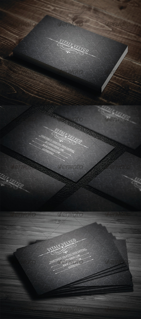 Vintage Business Card N2 Vintage Business Card N2