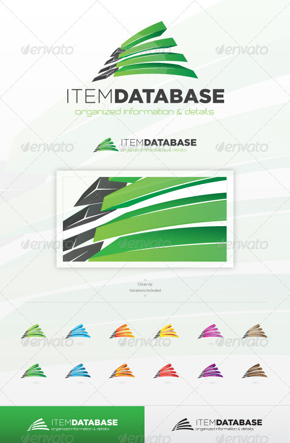 Item Database Logo - Abstract Logo Templates