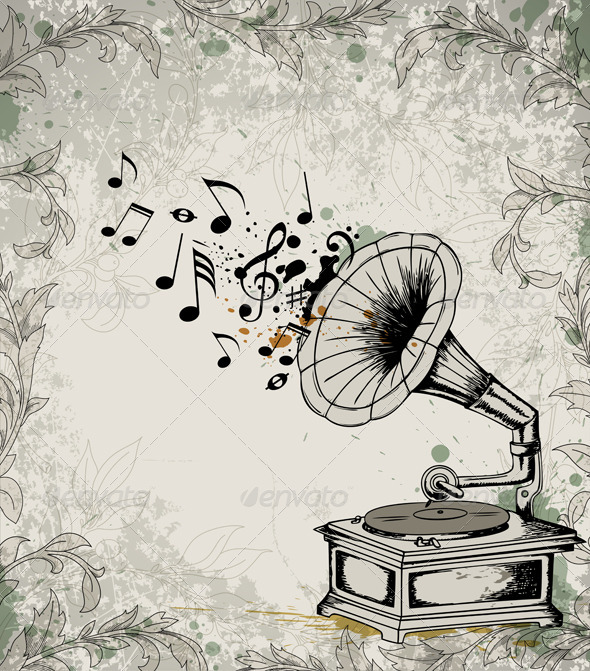 Retro Music Background Retro Music Background