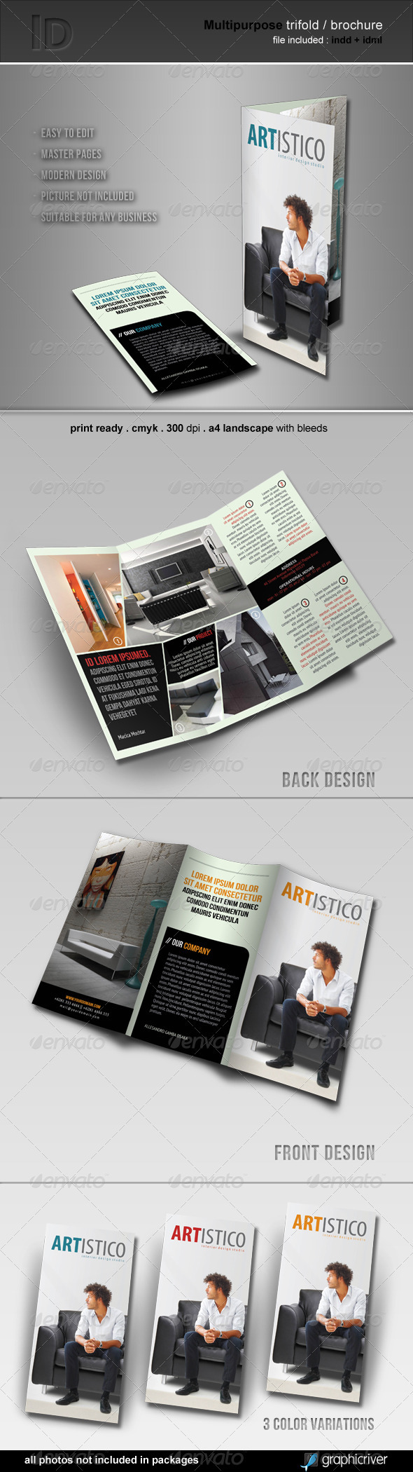 Multipurpose Trifold / Brochure - Corporate Brochures