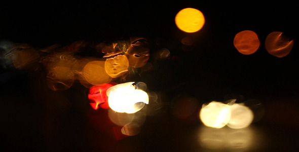 Rainy Night Traffic Bokeh Full HD Rainy Night Traffic Bokeh Full HD