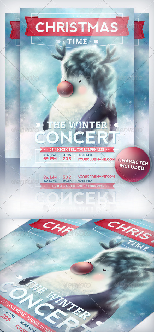 Christmas Time - Party Flyer Template