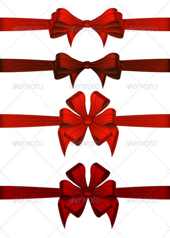 Red Gift Ribbons Red Gift Ribbons