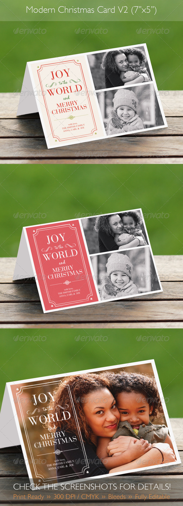 Modern Christmas Card V2 Modern Christmas Card V2