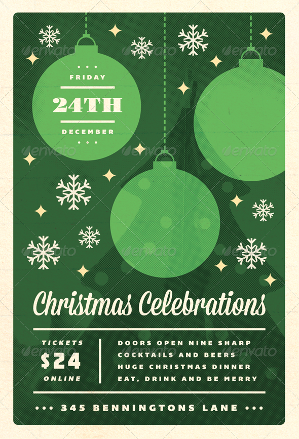 Celebrations - Christmas Flyer Template