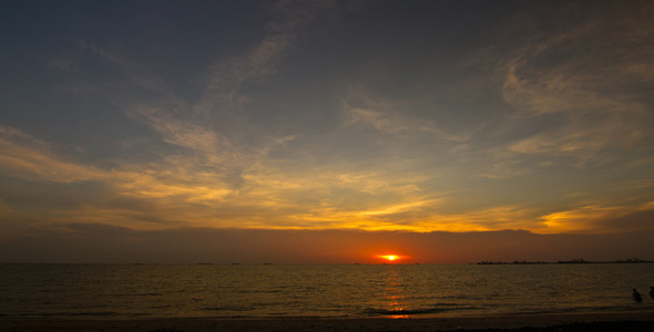 Sunset At The Beach Time Lapse 4K Resolution Sunset At The Beach Time Lapse 4K Resolution