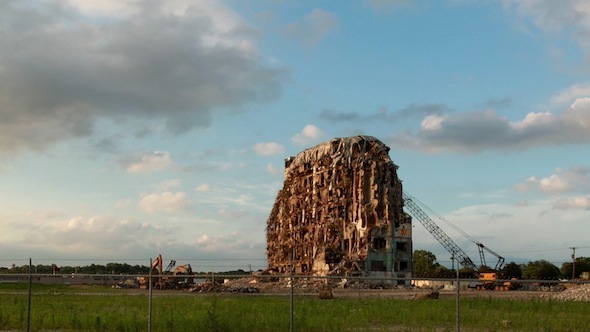 Half-Demolished Building Half-Demolished Building