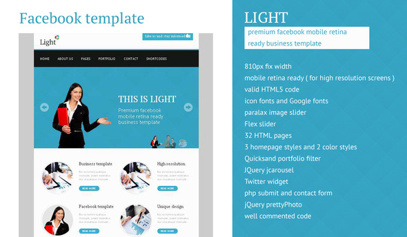 Light - Facebook Business High Resolution Template