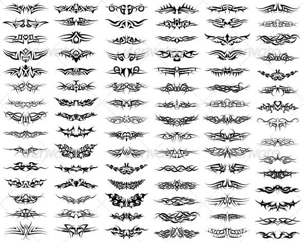Tattoos Set Tattoos Set
