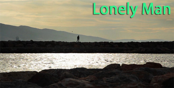 Lonely Man Silhouette Lonely Man Silhouette