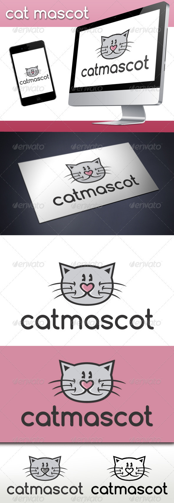 Cat Mascot Logo