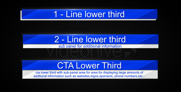 Lower third Lower third